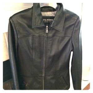 Wilson’s Black Leather Jacket